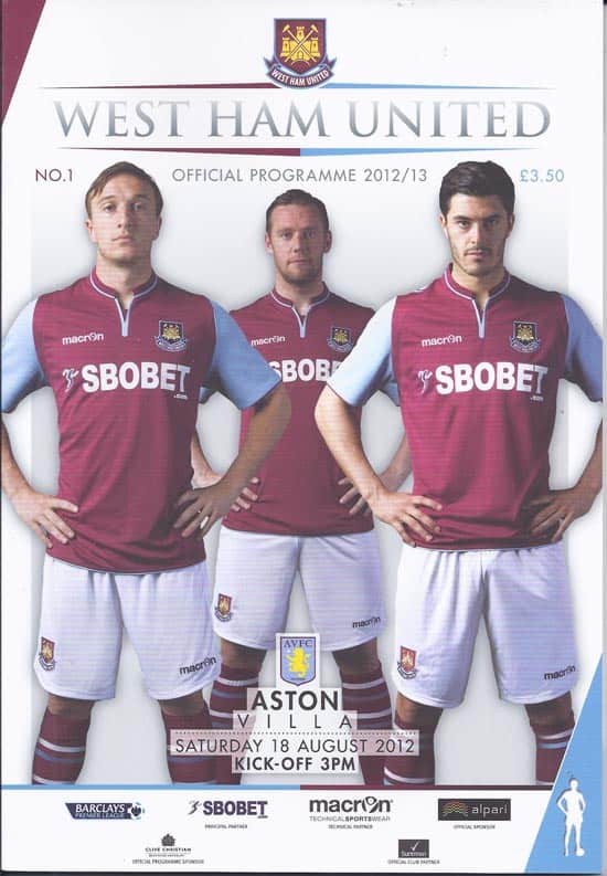 West Ham United FC v Aston Villa FC